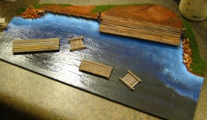 Shoreline or River Bank Terrain Pieces