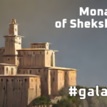 Cliffside monastery of Sheksha-kah on Halite #galaxy23