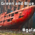 Wreck of the Z15A - Green, red and blue ships