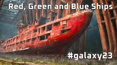 Wreck of the Z15A – Green, red and blue ships