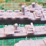 3d Printed 1/1200 Ships from Antics