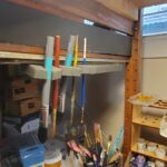 A Paintbrush Rack from Scrap