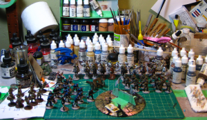 All sorts of things, mostly Russians, being painted. See text for details, and click for larger!